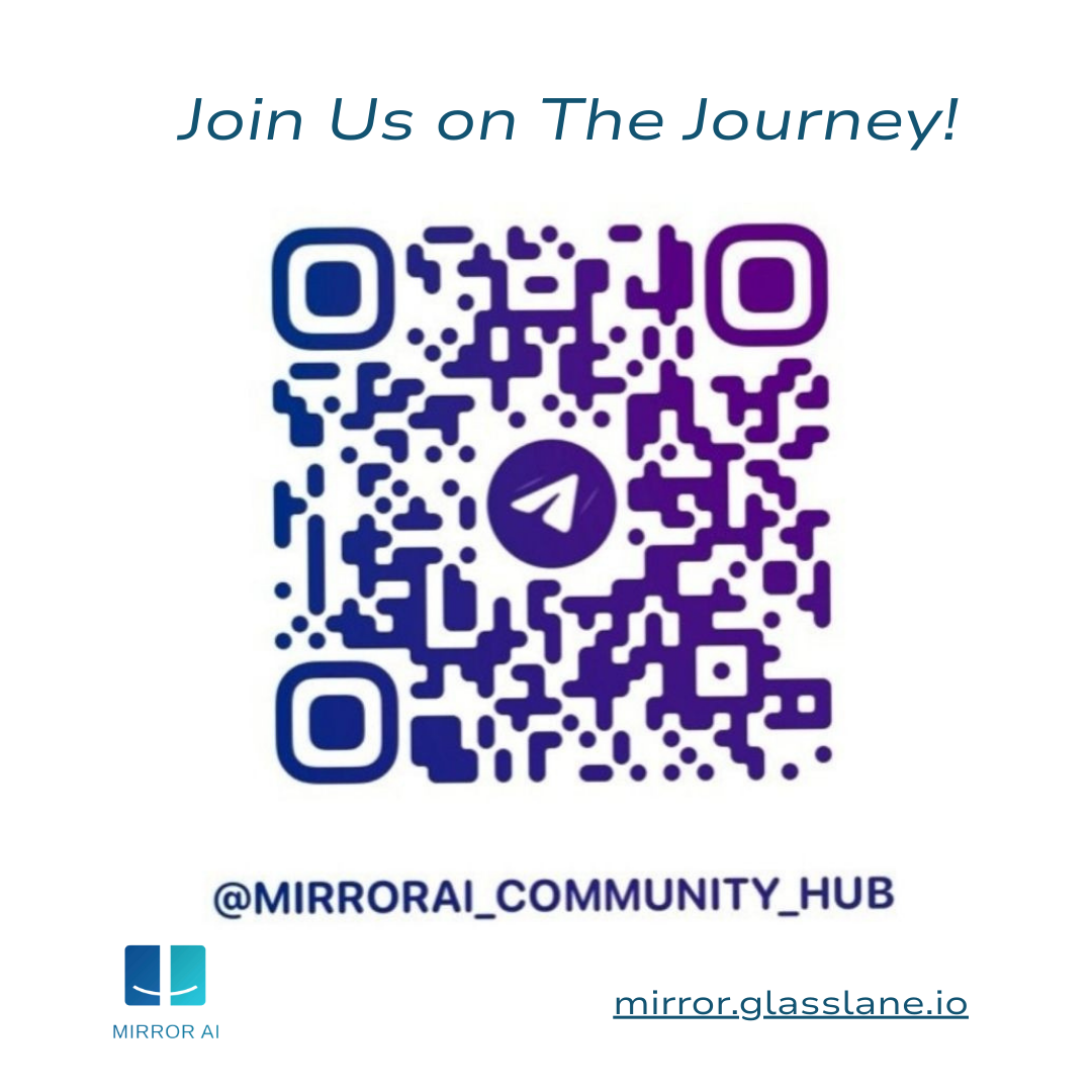 Scan to join Mirror AI Telegram community